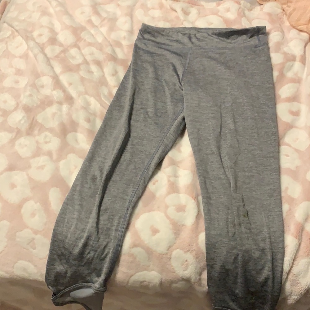 Grey athletic leggings size 14 (xl)